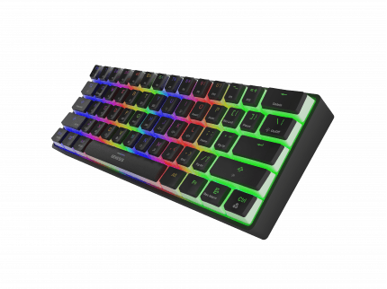 [OUTLET] GAMING KEYBOARD GENESIS THOR 660 US LAYOUT WIRELESS RGB BACKLIGHT MECHANICAL BLACK GATERON RED (POST-4