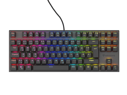 Genesis Thor 303 TKL DE Black (Outemu Peach Silent)