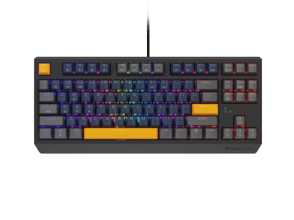 Genesis GAMING KEYBOARD GENESIS THOR 230 TKL NAVAL BLUE POSITIVE US RGB MECHANICAL OUTEMU PANDA NAVAL BLUE POSITIVE