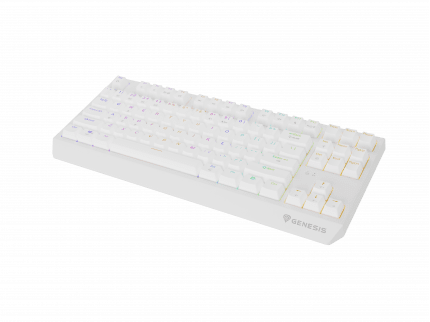 Genesis GAMING KEYBOARD GENESIS THOR 230 TKL WIRELESS US WHITE RGB MECHANICAL OUTEMU RED OUTEMU RED