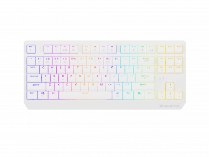 Genesis GAMING KEYBOARD GENESIS THOR 230 TKL WIRELESS US WHITE RGB MECHANICAL OUTEMU RED OUTEMU RED