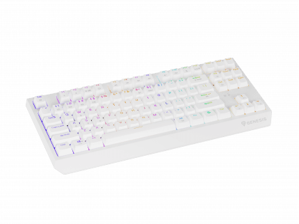 Genesis GAMING KEYBOARD GENESIS THOR 230 TKL WIRELESS US WHITE RGB MECHANICAL OUTEMU RED OUTEMU RED