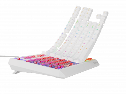 Genesis GAMING KEYBOARD GENESIS THOR 230 TKL WIRELESS US WHITE RGB MECHANICAL OUTEMU RED OUTEMU RED