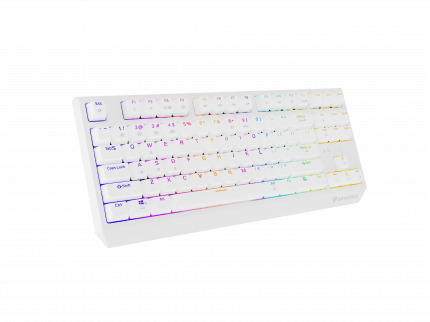 Genesis GAMING KEYBOARD GENESIS THOR 230 TKL WIRELESS US WHITE RGB MECHANICAL OUTEMU RED OUTEMU RED