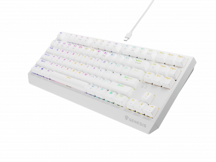 Genesis GAMING KEYBOARD GENESIS THOR 230 TKL WIRELESS US WHITE RGB MECHANICAL OUTEMU RED OUTEMU RED