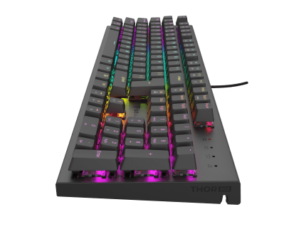 Genesis GAMING KEYBOARD GENESIS THOR 303 US LAYOUT RGB BACKLIGHT BROWN SWITCH HOT SWAP