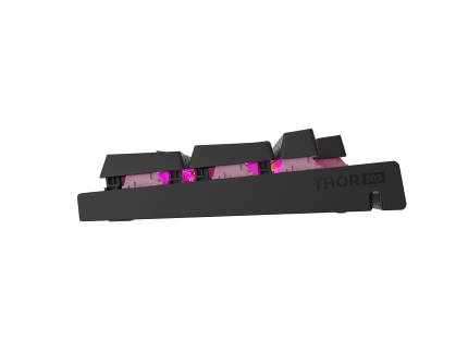 Genesis GAMING KEYBOARD GENESIS THOR 303 DE LAYOUT RGB BACKLIGHT SILENT SWITCH HOT SWAP DE Black (Outemu Peach Silent)