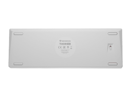Genesis GAMING KEYBOARD GENESIS THOR 660 G2 US WHITE WIRELESS RGB MECHANICAL GATERON BROWN WHITE (GATERON BROWN)