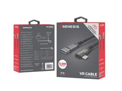 VR Cable USB-C/USB-A M/M 5M-1