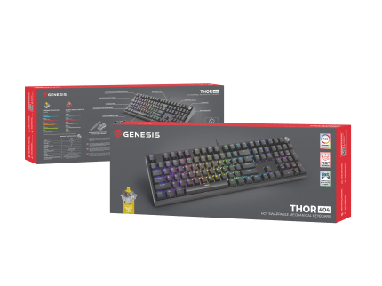 Genesis Thor 404 BLACK (GATERON YELLOW PRO)