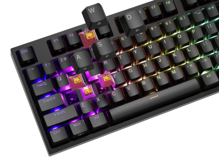 Genesis Thor 404 BLACK (OUTEMU PEACH SILENT V3)