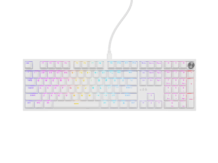 Genesis Thor 404 WHITE (OUTEMU PEACH SILENT V3)