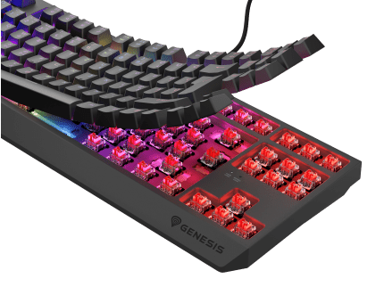 Genesis Thor 230 TKL Lite HU Black (Outemu Red)